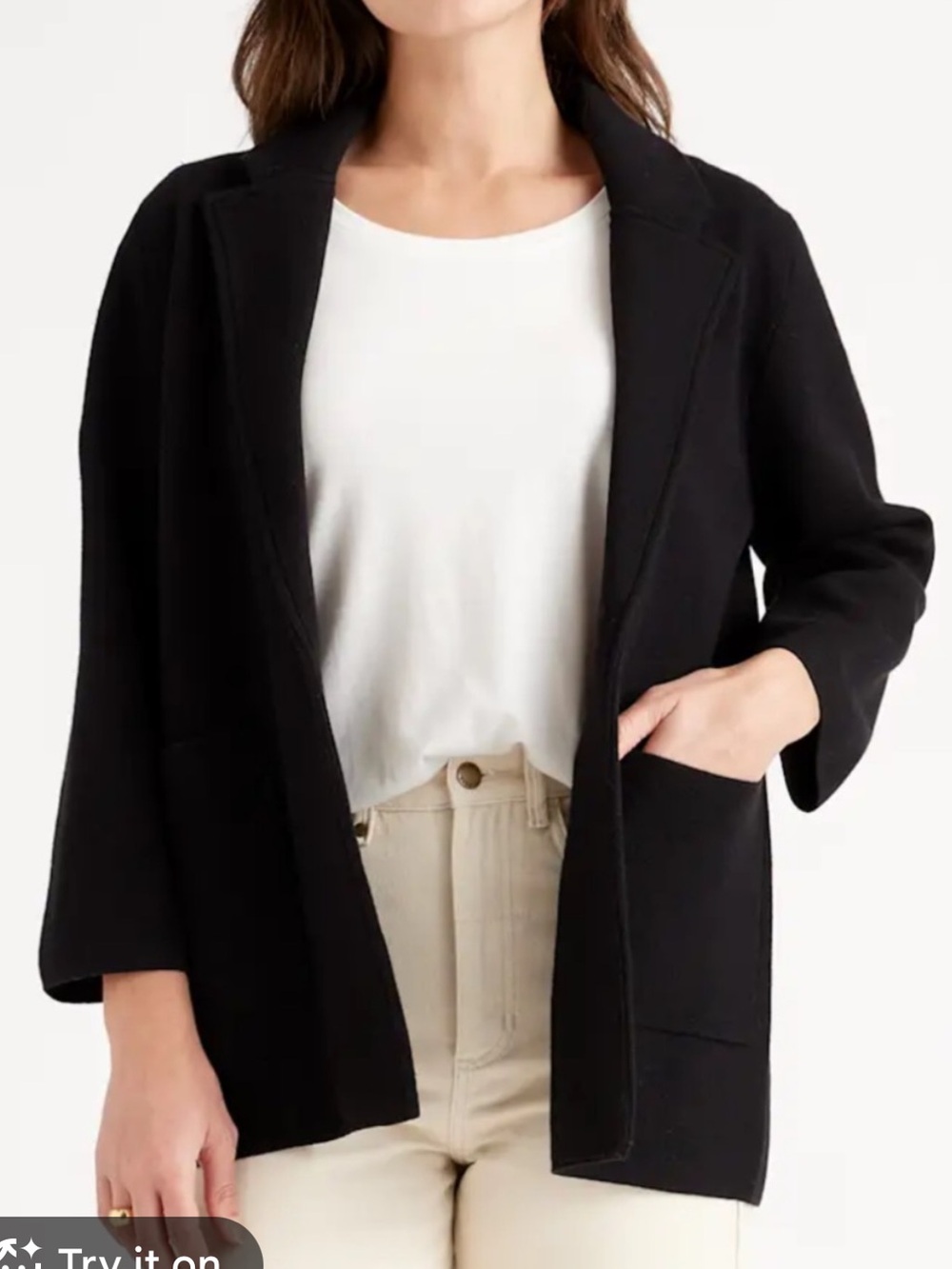 Quince organic cotton blazer